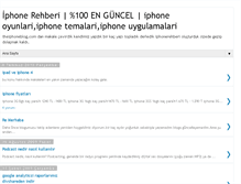 Tablet Screenshot of iphonerehber.blogspot.com