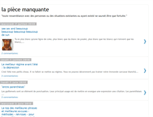 Tablet Screenshot of lapiecemanquante.blogspot.com