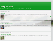 Tablet Screenshot of journeyalongthepath.blogspot.com