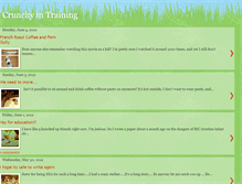 Tablet Screenshot of crunchyintraining.blogspot.com