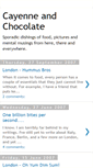 Mobile Screenshot of cayenneandchocolate.blogspot.com