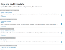 Tablet Screenshot of cayenneandchocolate.blogspot.com