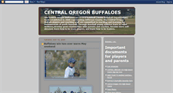 Desktop Screenshot of centraloregonbuffalobaseball.blogspot.com