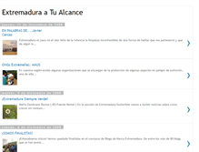 Tablet Screenshot of extremaduraatualcance.blogspot.com
