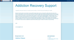 Desktop Screenshot of addiction-recovery-support.blogspot.com