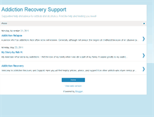 Tablet Screenshot of addiction-recovery-support.blogspot.com