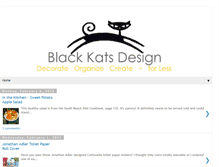 Tablet Screenshot of blackkatsdesign.blogspot.com