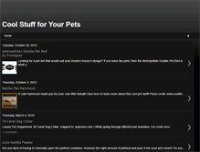 Tablet Screenshot of cool-pet-stuff.blogspot.com