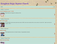 Tablet Screenshot of houghtonregisbaptistchurch.blogspot.com