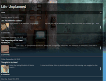 Tablet Screenshot of our-lifeunplanned.blogspot.com