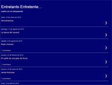 Tablet Screenshot of entretantoentretente.blogspot.com