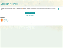 Tablet Screenshot of christianhollinger.blogspot.com