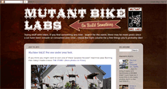 Desktop Screenshot of mutantbikelabs.blogspot.com