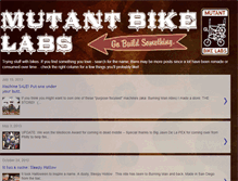 Tablet Screenshot of mutantbikelabs.blogspot.com
