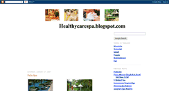 Desktop Screenshot of healthycarespa.blogspot.com