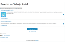 Tablet Screenshot of derecho-trabajosocial.blogspot.com