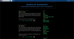 Desktop Screenshot of frontsideboardshop.blogspot.com