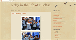 Desktop Screenshot of lohsefamilynews.blogspot.com