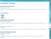 Tablet Screenshot of lasredessociales-1.blogspot.com