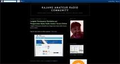 Desktop Screenshot of hamradiokajang.blogspot.com