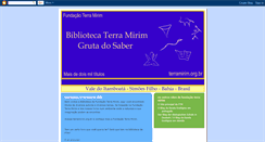 Desktop Screenshot of bibliotecaterramirim.blogspot.com