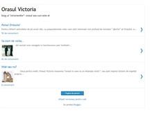 Tablet Screenshot of orasulvictoria.blogspot.com