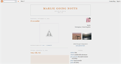 Desktop Screenshot of marijenotts.blogspot.com