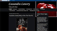 Desktop Screenshot of cassandralowery.blogspot.com