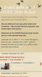 Mobile Screenshot of ifounddebtrelief.blogspot.com