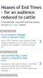 Mobile Screenshot of end-times-hoaxes.blogspot.com