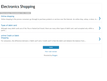 Tablet Screenshot of electronicsshoppinginfo.blogspot.com