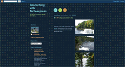 Desktop Screenshot of geocachingwithturtleexpress.blogspot.com