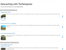 Tablet Screenshot of geocachingwithturtleexpress.blogspot.com
