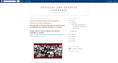 Desktop Screenshot of amvagencialiteraria.blogspot.com