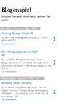 Mobile Screenshot of blogenspiel.blogspot.com