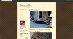 Desktop Screenshot of gingerscatblog.blogspot.com