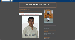 Desktop Screenshot of aikidamashii.blogspot.com