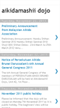 Mobile Screenshot of aikidamashii.blogspot.com