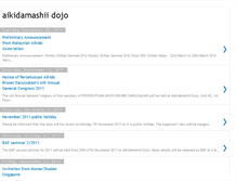 Tablet Screenshot of aikidamashii.blogspot.com