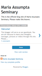 Mobile Screenshot of mariaassumpta.blogspot.com