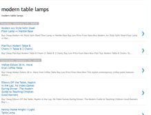 Tablet Screenshot of modern-table-lamps.blogspot.com