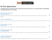 Tablet Screenshot of nofeeapartments.blogspot.com