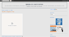 Desktop Screenshot of mrblue-reviews.blogspot.com