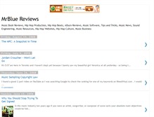 Tablet Screenshot of mrblue-reviews.blogspot.com