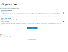 Tablet Screenshot of philippines-flood.blogspot.com