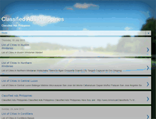 Tablet Screenshot of classified-ads-philippines.blogspot.com