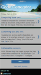 Mobile Screenshot of code-generator.blogspot.com