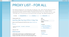 Desktop Screenshot of dataproxy.blogspot.com