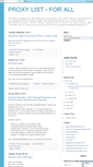 Mobile Screenshot of dataproxy.blogspot.com