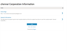 Tablet Screenshot of chennai-knowyourcity-corporation.blogspot.com